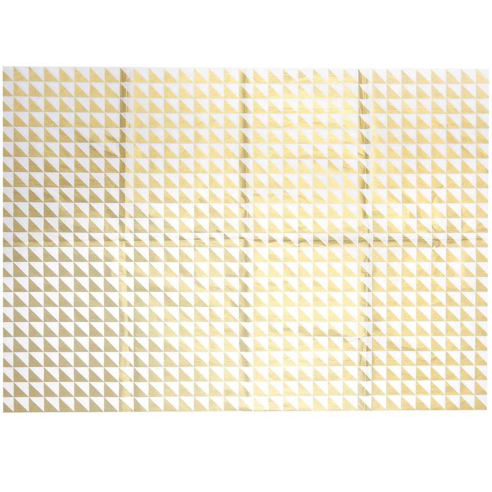 Bibuła do pakowania prezentów - Paper Poetry - Triangles, 5 szt.