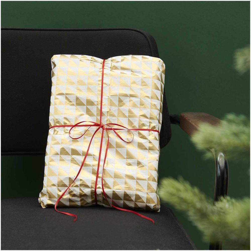 Gift wrapping tissue paper - Paper Poetry - Triangles, 5 pcs.