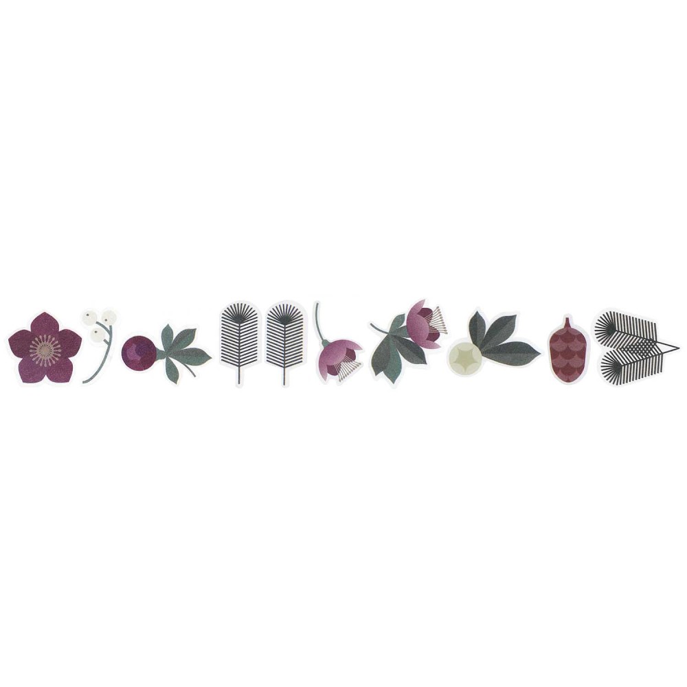 Washi stickers, I Love Christmas - Rico Design - Helleborus, 200 pcs.