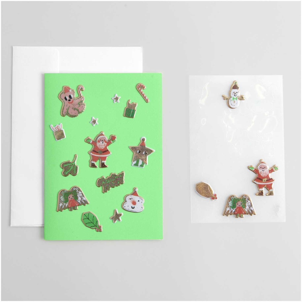Wypukłe naklejki 3D, Christmas Rocks! - Paper Poetry - Figurative, 20 szt.