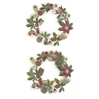 Naklejki 3D, Christmas Rocks! - Paper Poetry - Helleborus, 2 szt.
