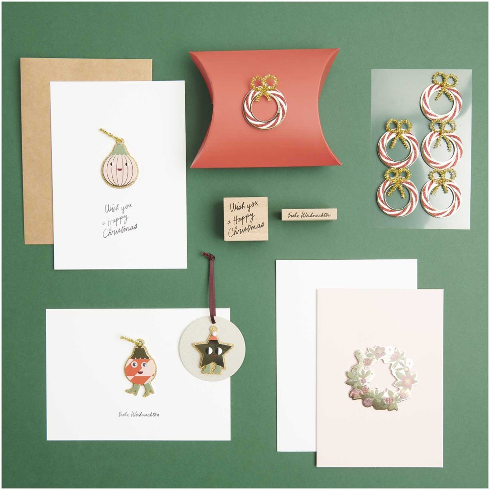Naklejki 3D, Christmas Rocks! - Paper Poetry - Helleborus, 2 szt.