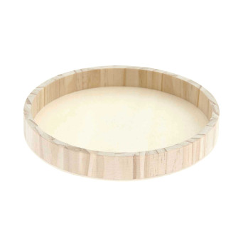 Drewniana okrągła tacka - Rico Design - 20 cm