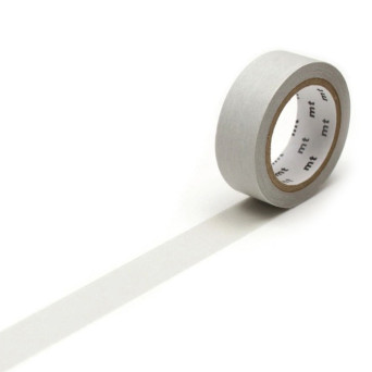 Taśma papierowa washi - MT Masking Tape - Pastel Pearlgray, 7 m