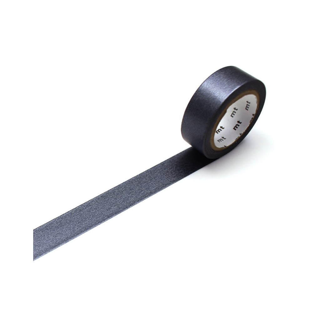 Taśma papierowa washi - MT Masking Tape - Gunmetallic, 7 m