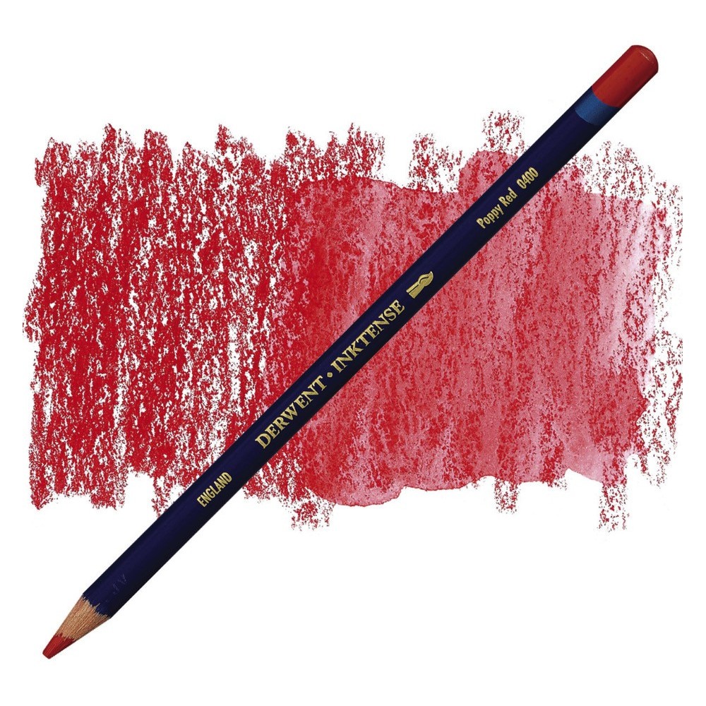 Kredka Inktense - Derwent - 0400, Poppy Red