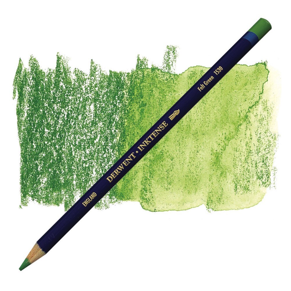 Inktense pencil - Derwent - 1530, Felt Green