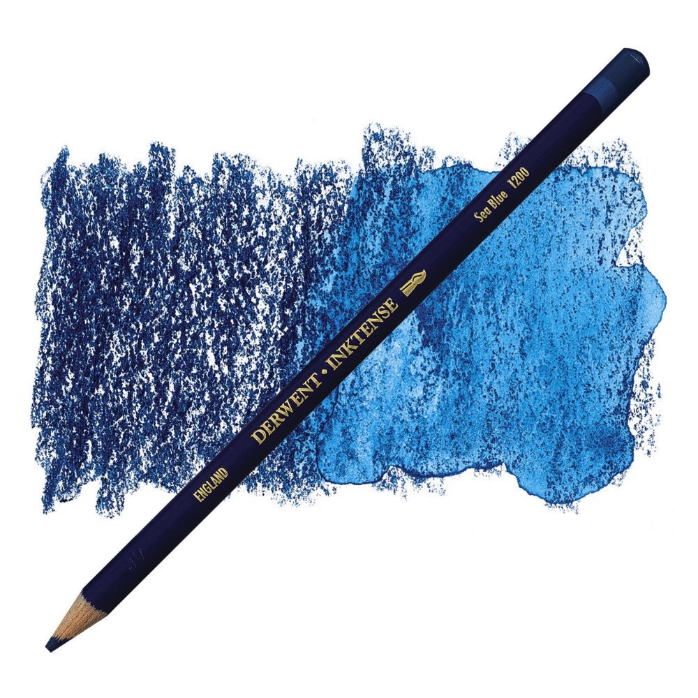 Inktense pencil - Derwent - 1200, Sea Blue