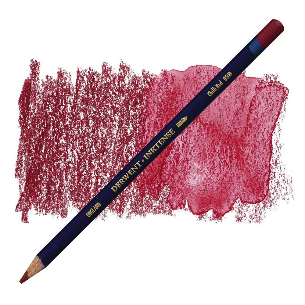 Kredka Inktense - Derwent - 0500, Chilli Red