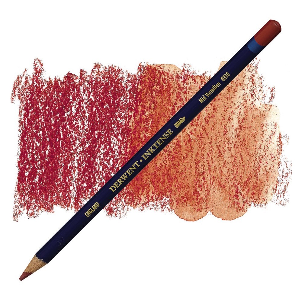 Kredka Inktense - Derwent - 0310, Mid Vermillion