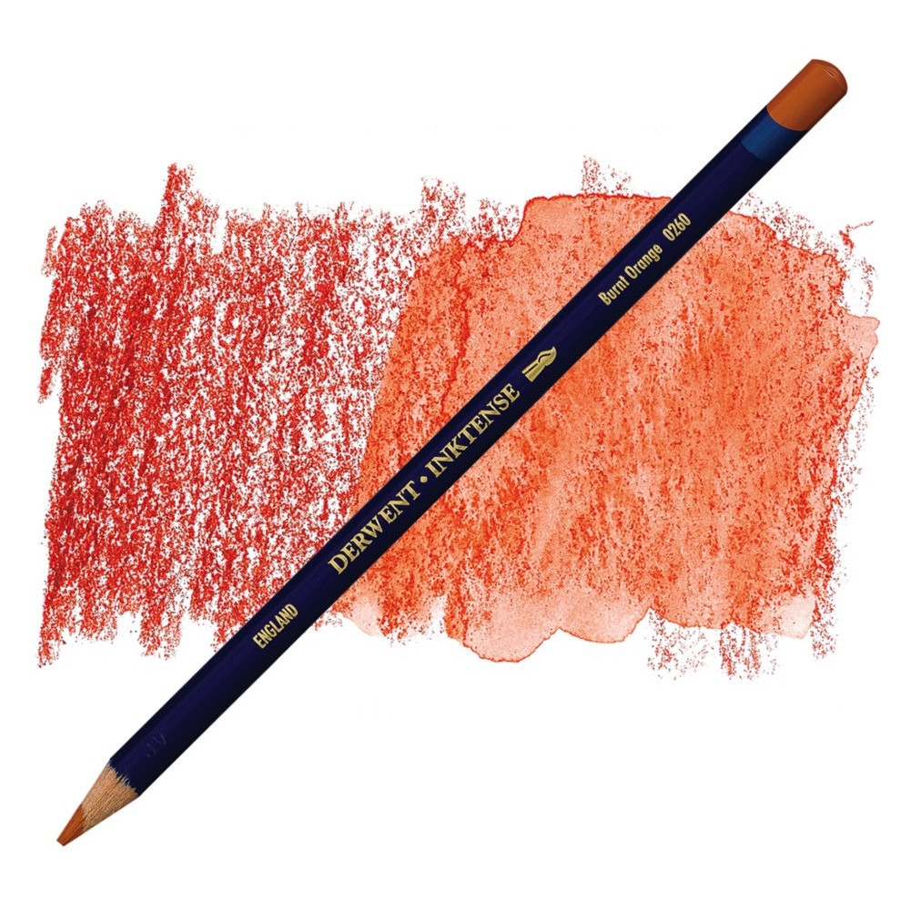 Kredka Inktense - Derwent - 0260, Burnt Orange