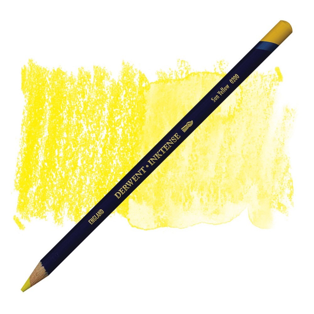 Inktense pencil - Derwent - 0200, Sun Yellow