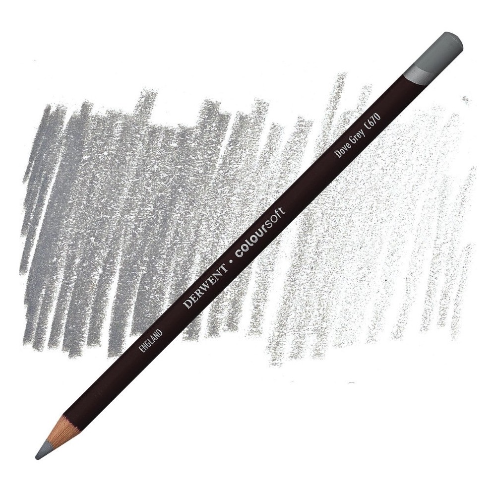 Kredka Coloursoft - Derwent - C670, Dove Grey