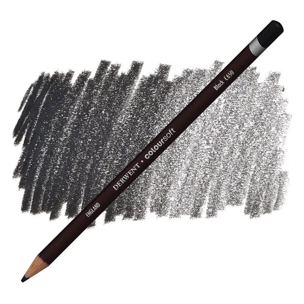 Kredka Coloursoft - Derwent - C650, Black