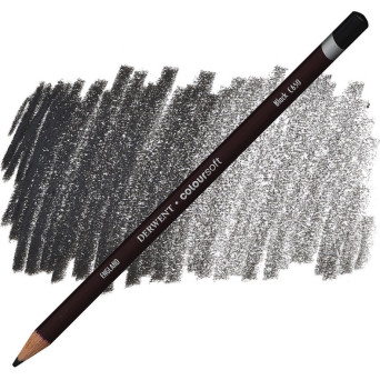 Coloursoft pencil - Derwent - C650, Black