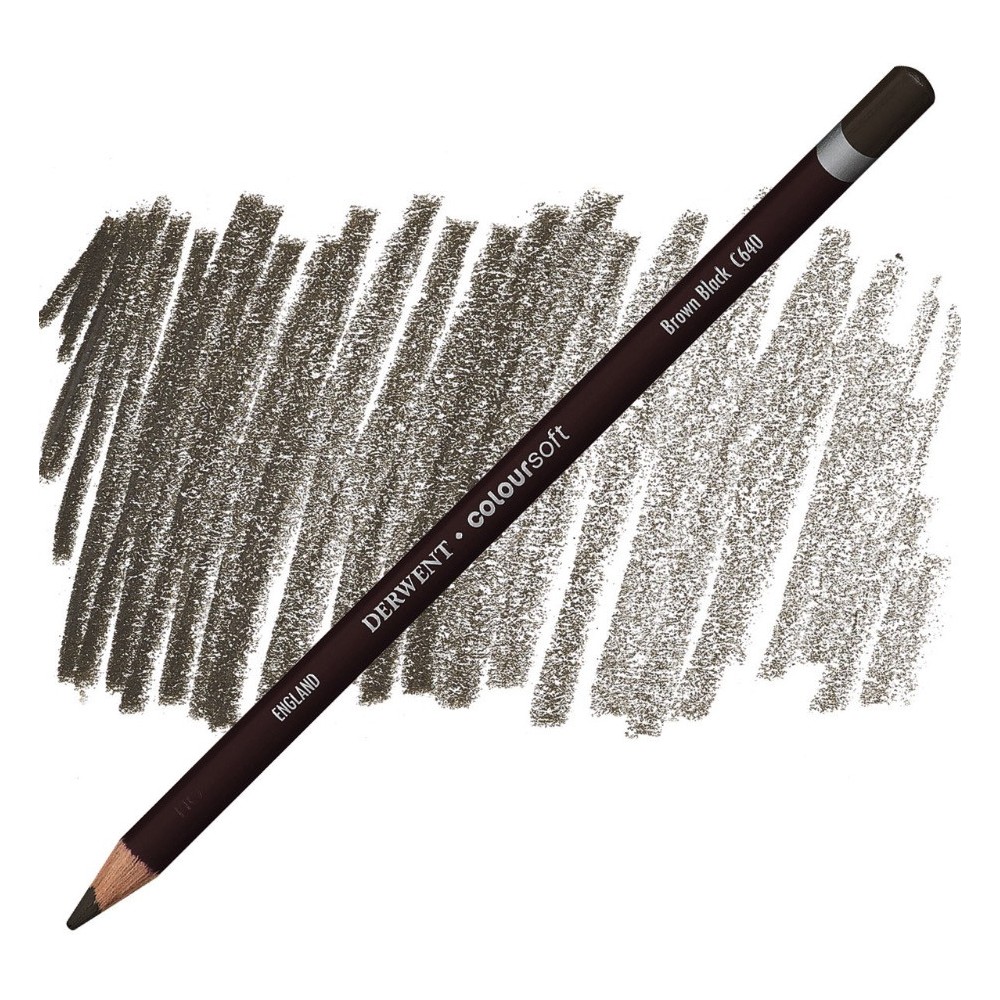 Kredka Coloursoft - Derwent - C640, Brown Black
