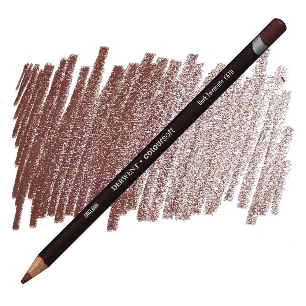 Kredka Coloursoft - Derwent - C610, Dark Terracotta
