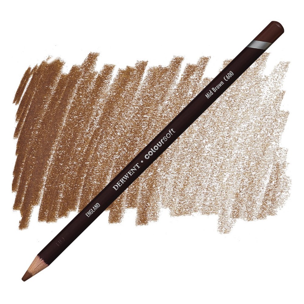 Kredka Coloursoft - Derwent - C600, Mid Brown