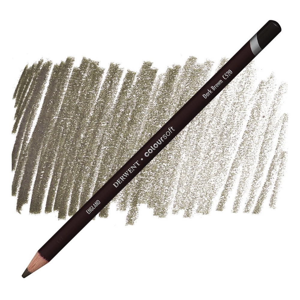 Kredka Coloursoft - Derwent - C520, Dark Brown