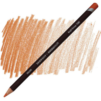 Coloursoft pencil - Derwent - C080, Bright Orange