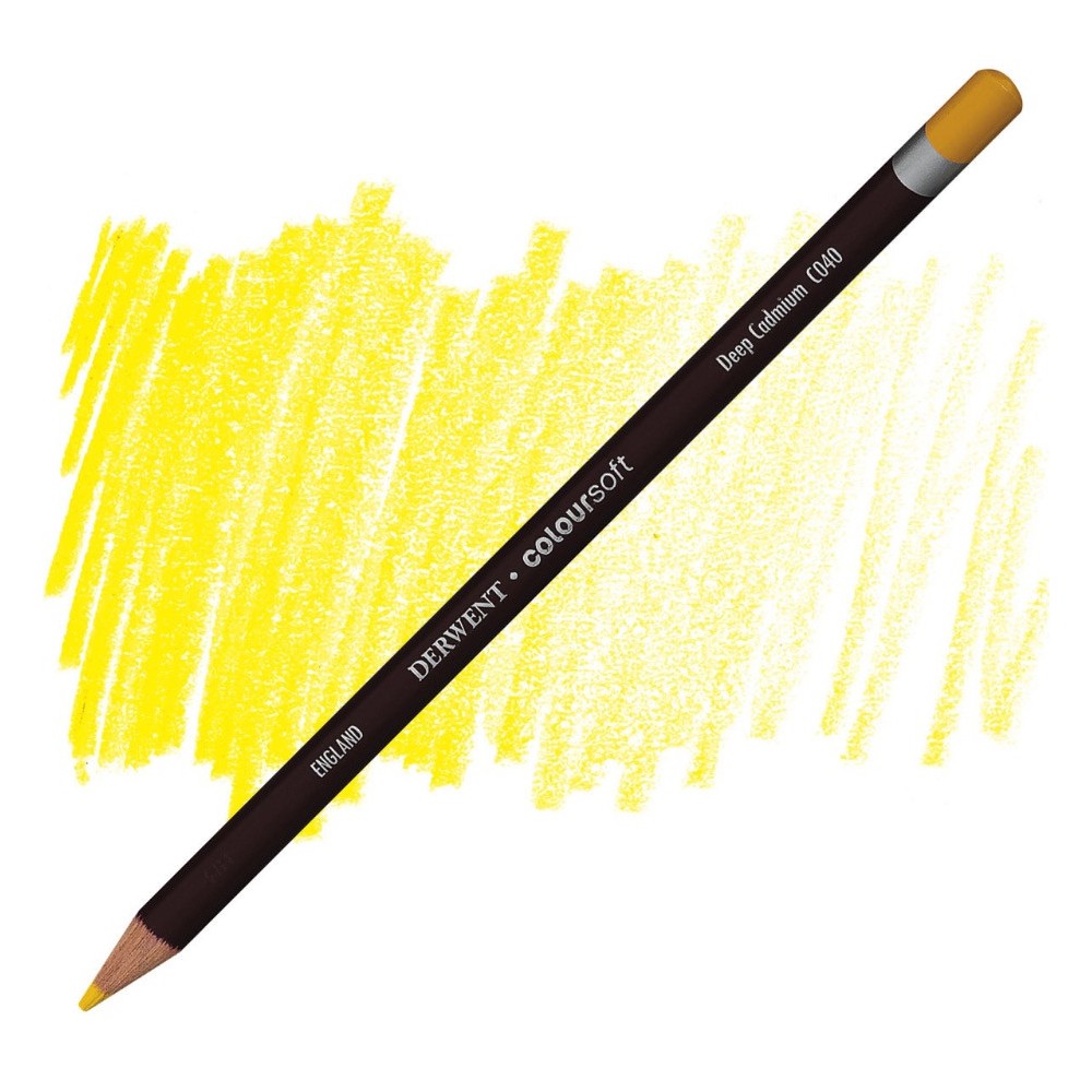 Coloursoft pencil - Derwent - C040, Deep Cadmium