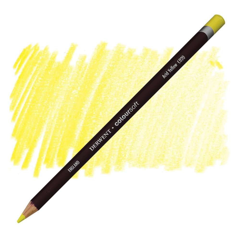Kredka Coloursoft - Derwent - C020, Acid Yellow