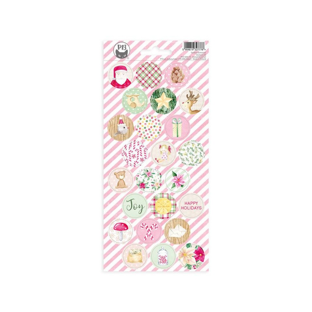 Set of paper stickers 10,5 x 23 cm - Piątek Trzynastego - Santa's Workshop 03