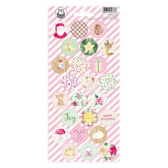 Set of paper stickers 10,5 x 23 cm - Piątek Trzynastego - Santa's Workshop 03