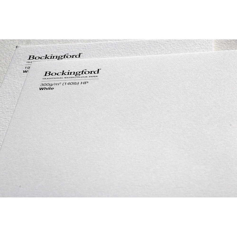 Blok do akwareli Bockingford - hot press, 29,7 x 42 cm, 300 g, 12 ark.