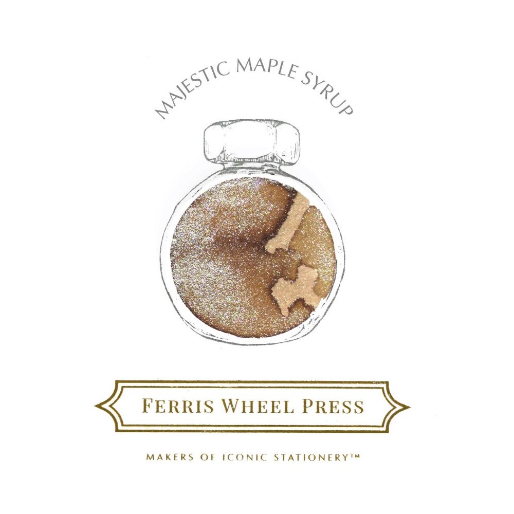 Calligraphy ink - Ferris Wheel Press - Majestic Maple Syrup, 38 ml
