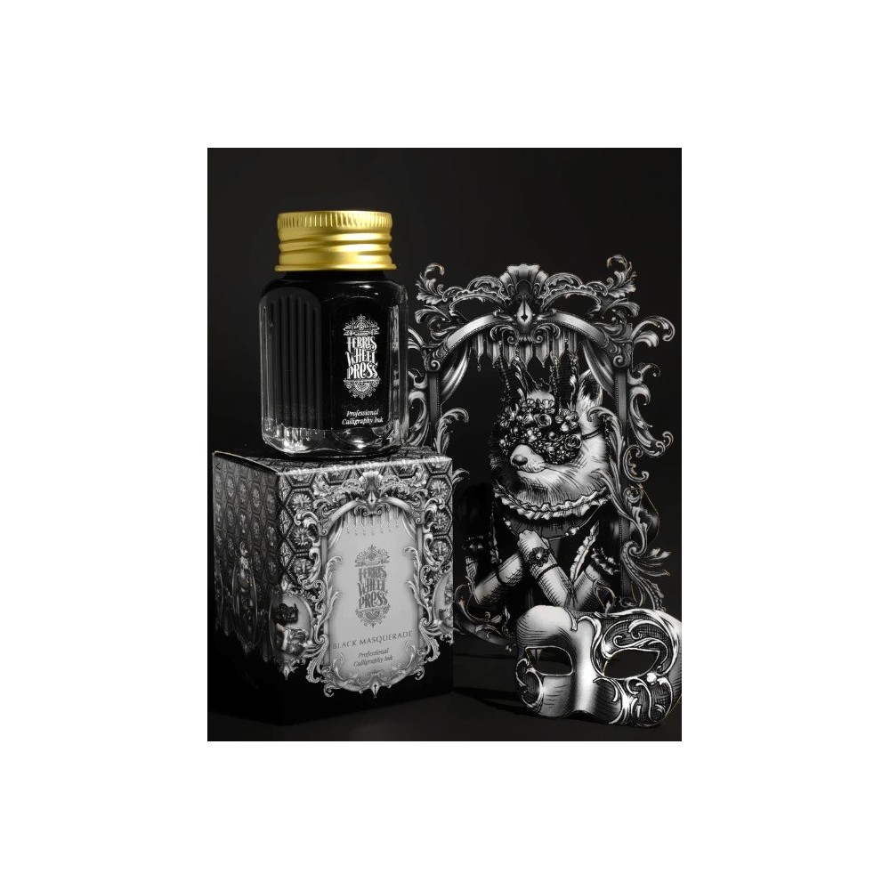 Waterproof ink - Ferris Wheel Press - Black Masquerade, 28 ml