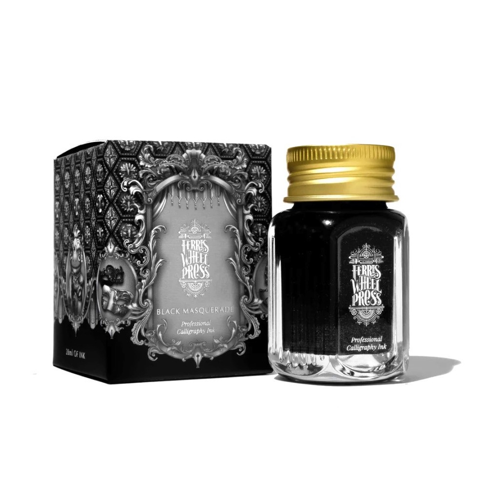 Tusz wodoodporny - Ferris Wheel Press - Black Masquerade, 28 ml