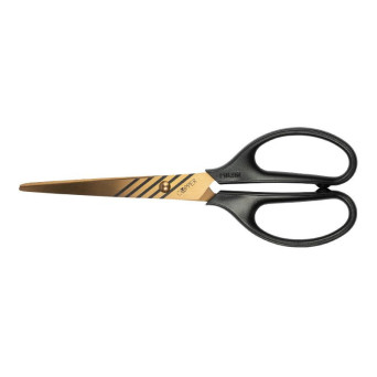 Office Copper scissors - Milan - black, 17 cm