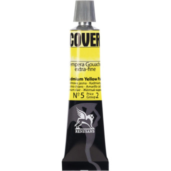 Farba Tempera Cover - Renesans - 05, żółta kadmowa, 20 ml