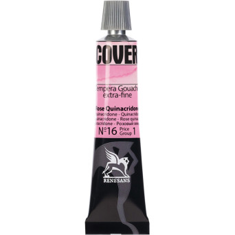 Farba Tempera Cover - Renesans - 16, róż quinacridone, 20 ml