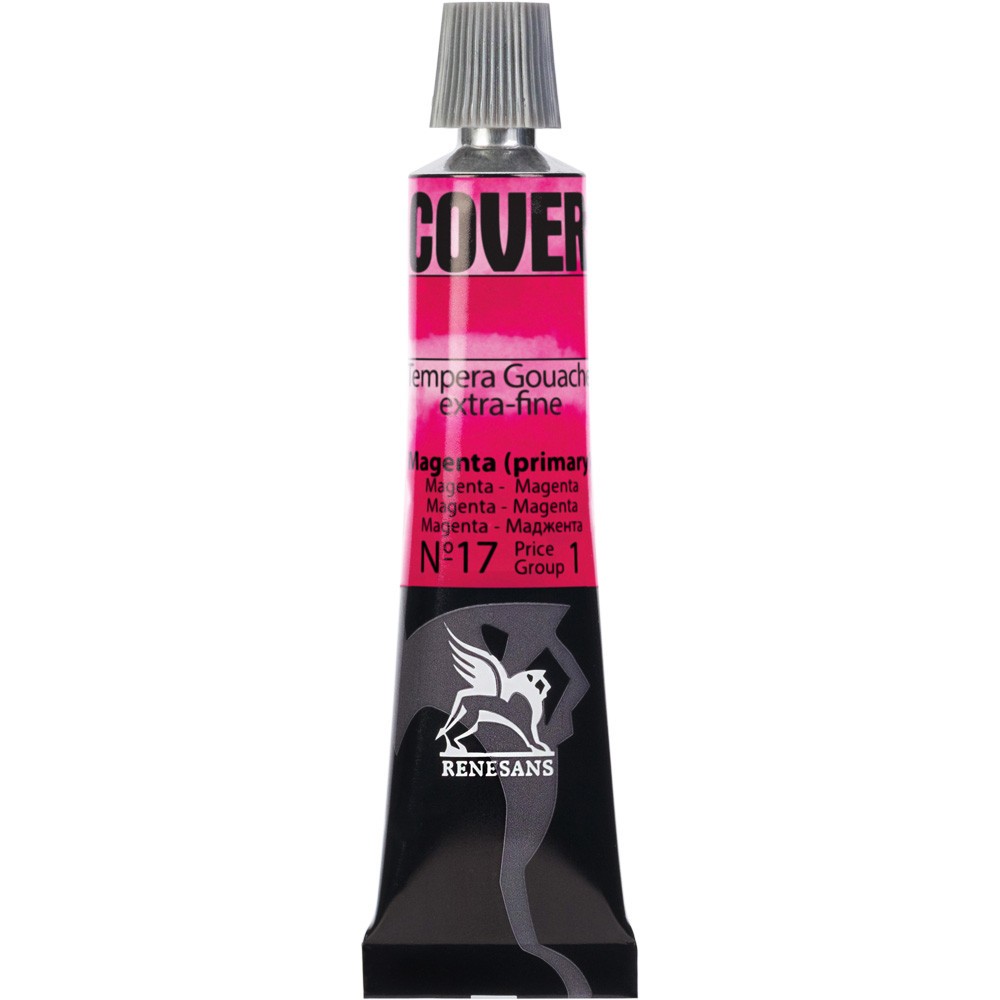 Farba Tempera Cover - Renesans - 17, magenta, 20 ml