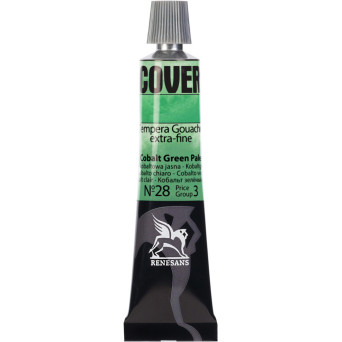 Farba Tempera Cover - Renesans - 28, zieleń kobaltowa jasna, 20 ml