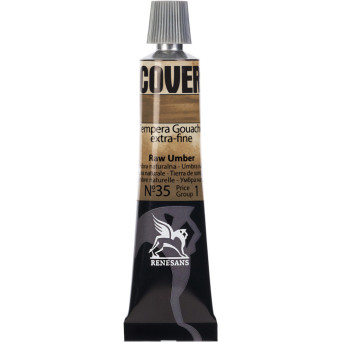 Farba Tempera Cover - Renesans - 35, umbra naturalna, 20 ml