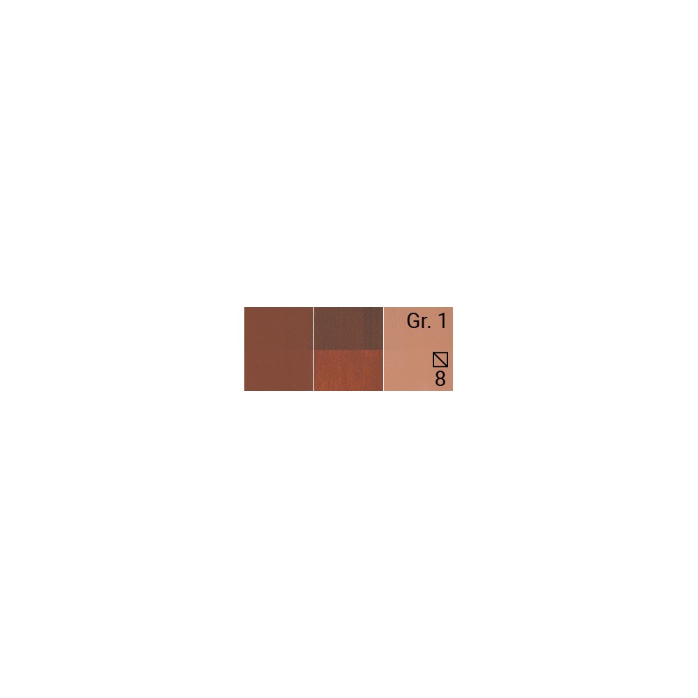 Tempera Gouache Cover - Renesans - 36, Burnt Umber, 20 ml