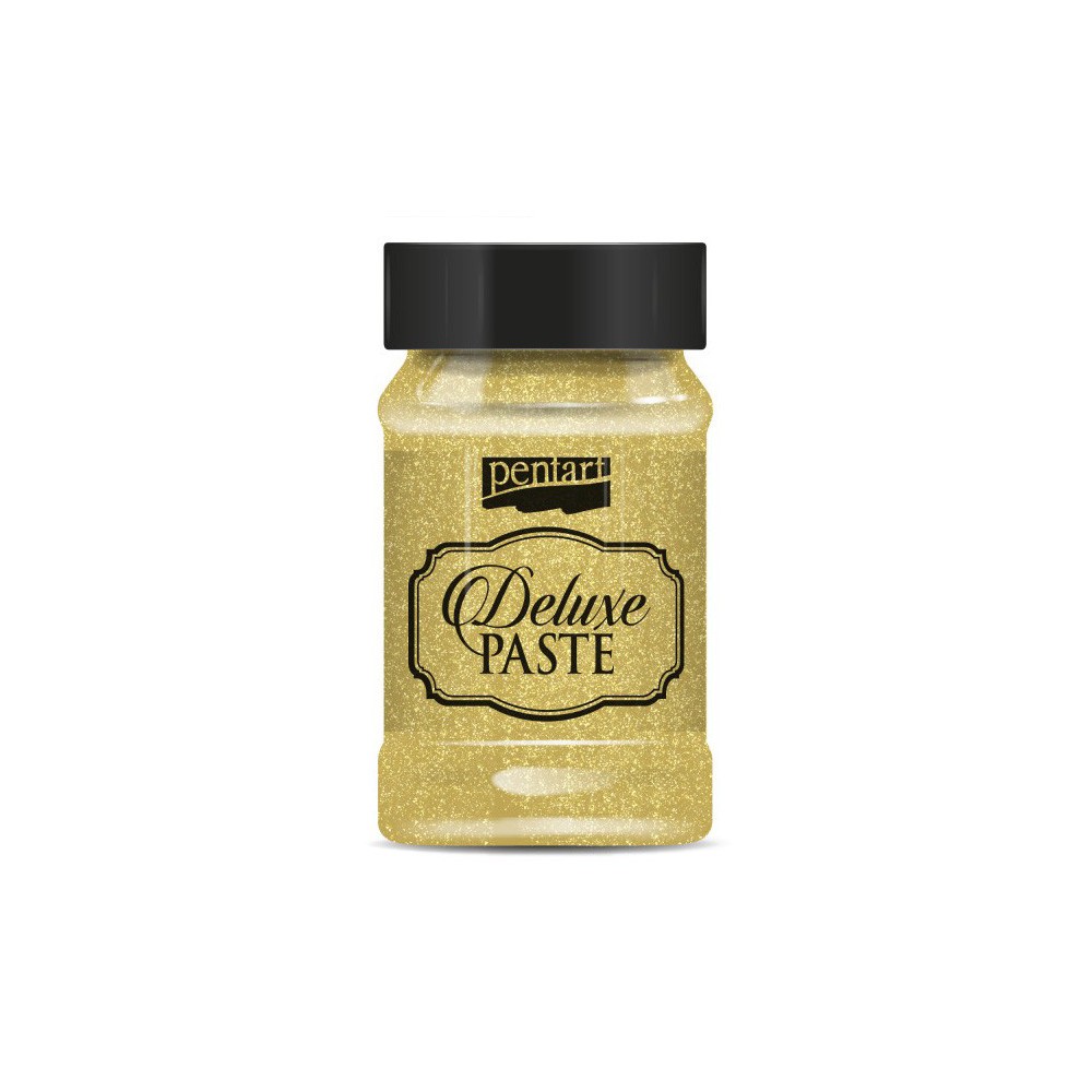 Pasta strukturalna Deluxe - Pentart - złota, 100 ml
