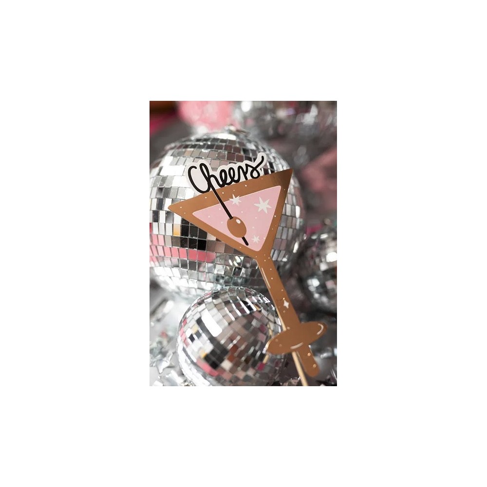 Party photo props New Year - 9 pcs.