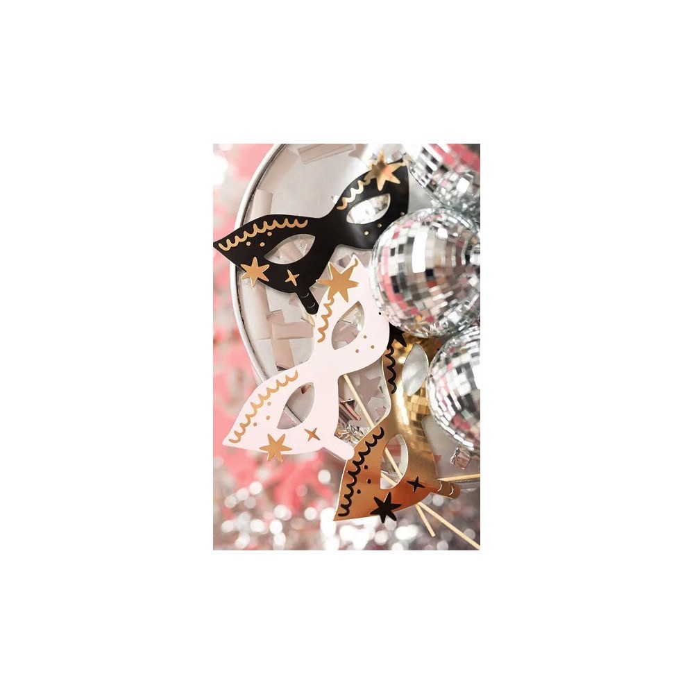 Party photo props New Year - 9 pcs.