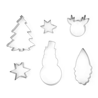 Set of moulds Merry Christmas - 6 pcs.