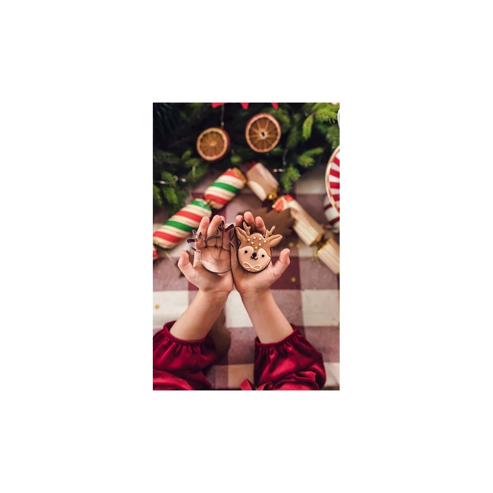 Zestaw foremek do glinek i mas plastycznych Merry Christmas - 6 szt.