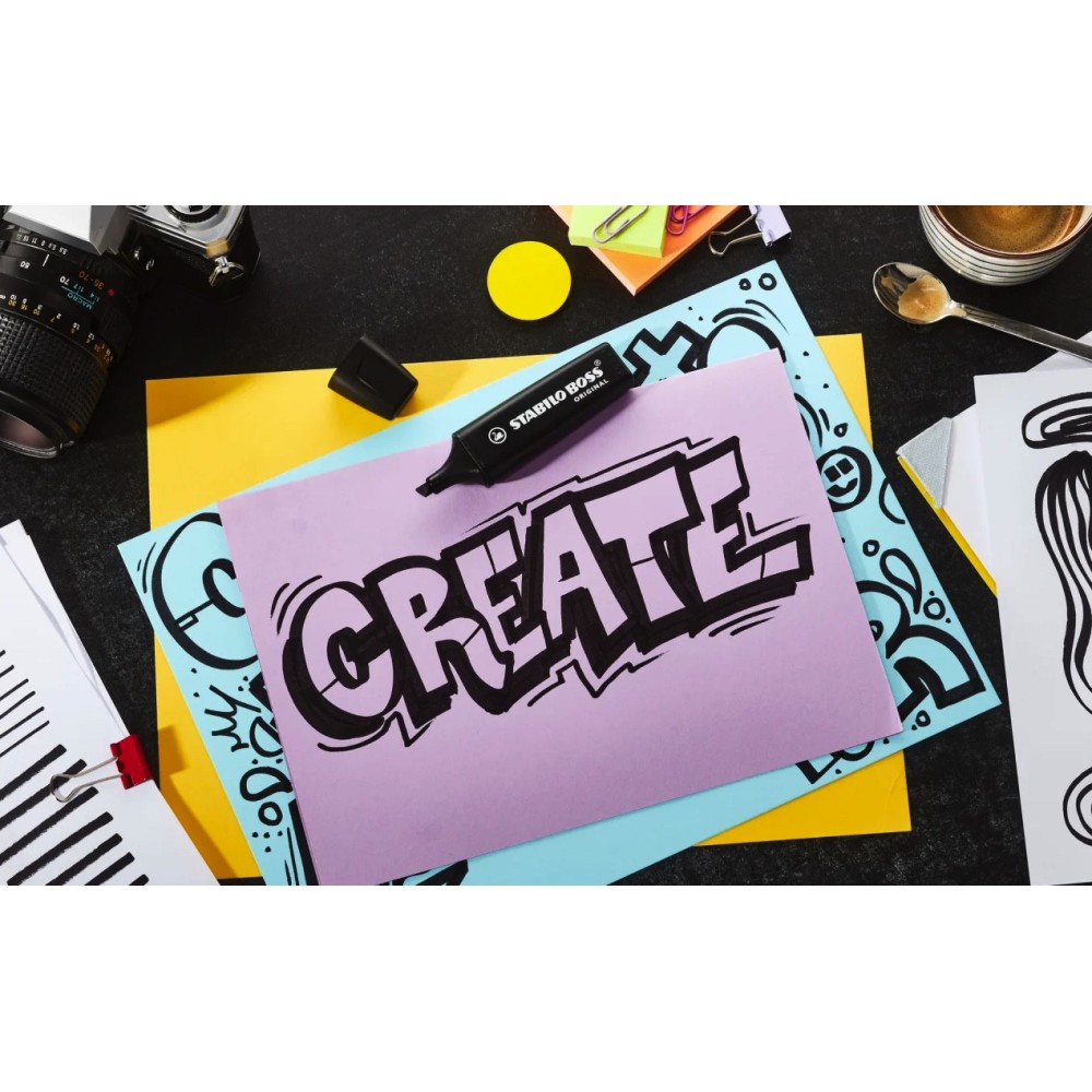 Boss Original Highlighter - Stabilo - 46, Black