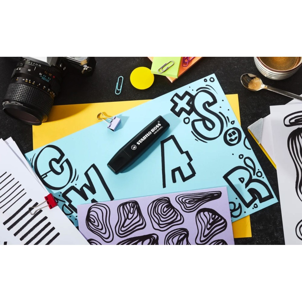 Boss Original Highlighter - Stabilo - 46, Black