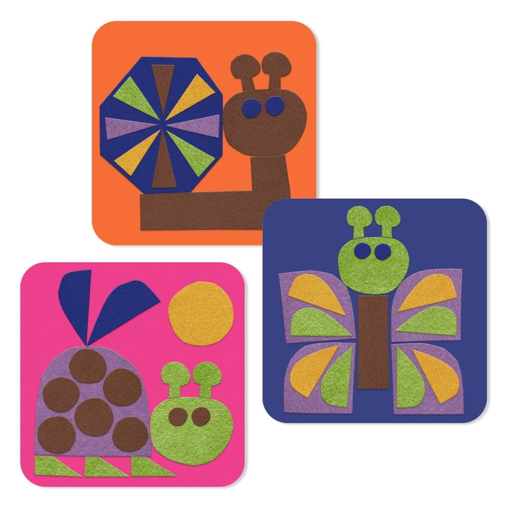 Set of felt pictures - Djeco - Little Creatures