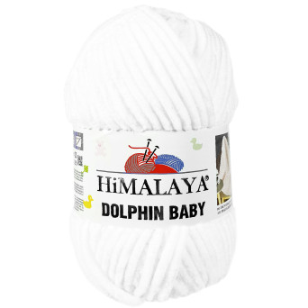 Włóczka poliestrowa Dolphin Baby - Himalaya - 1, 100 g, 120 m