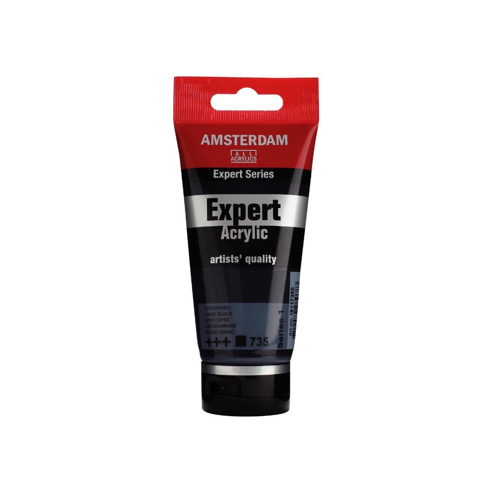 Farba akrylowa Expert - Amsterdam - 735, Oxide Black, 75 ml