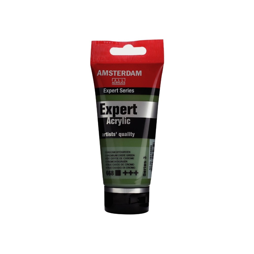 Expert acrylic paint - Amsterdam - 668, Chromium Oxide Green, 75 ml